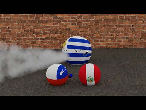 Uruguay Fumon - Countryballs 3D