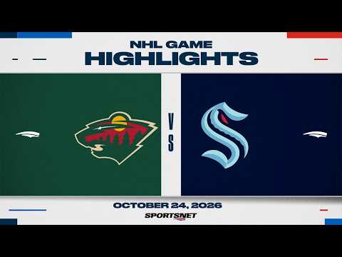 NHL 하이라이트 | 와일드 대 크라켄 - 2026년 10월 25일