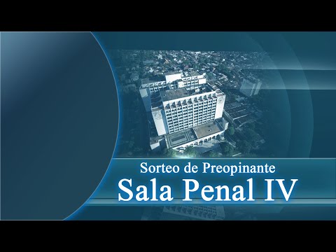07-05-2024 Sorteo de Preopinantes Sala Penal IV