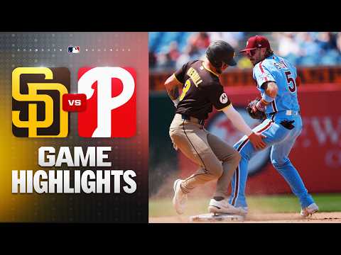 샌디에이고 파드리스 vs 필라델피아 필리스 경기 하이라이트 (6/4/26) | MLB 하이라이트
