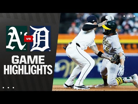 As vs. Tigers Game Highlights (6/24/25) | MLB Highlights