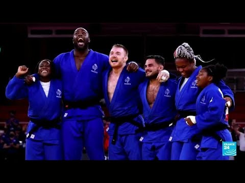 JO de Tokyo : les judokas français de retour à Paris • FRANCE 24