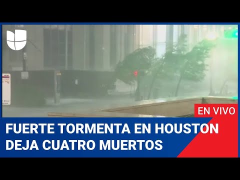 Edicion Digital: Fuerte tormenta en Houston deja cuatro muertos y cientos de miles sin electricidad