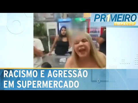 Jornalista denuncia agressão e racismo em supermercado no RJ | Primeiro Impacto (20/02/24)