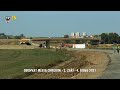 Obchvat města Chrudim - II. etapa - 2.9. - 4.10.2021 - krátký pohled - chodník u Vlčnova