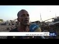 حريق كبير يلتهم أشهر أسواق المكلا
