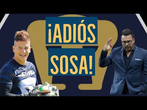 ¡CONFIRMADO! Sebastián Sosa SALE de Pumas, asi lo anuncia Antonio Mohamed