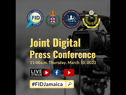 Joint Press Conference || JCF, MOCA, FID, Jamaica Customs - March 10, 2022