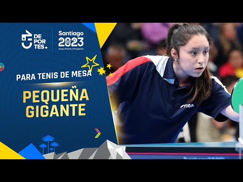 FLORENCIA PÉREZ BRILLÓ en el Para tenis de mesa y se instaló en la final | Santiago 2023