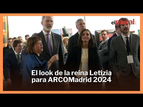 La reina Letizia luce su look más elegante y menos arriesgado para ARCOMadrid 2024
