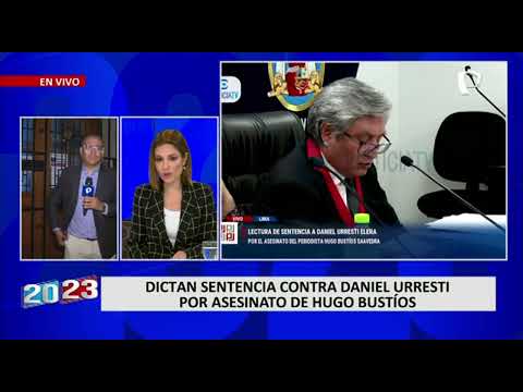 Daniel Urresti: Poder Judicial lee sentencia contra el exminsitro por asesinato de Hugo Bustíos