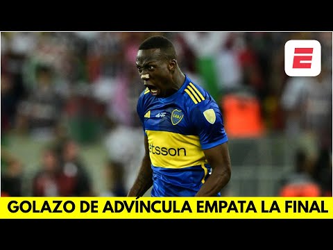 GOLAZO DE BOCA. Luis Advíncula empata LA FINAL entre BOCA JUNIORS vs FLUMINENSE | Copa Libertadores