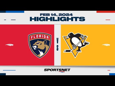 NHL Highlights | Panthers vs. Penguins - February 14, 2024