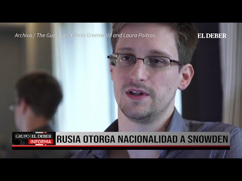 RUSIA OTORGA NACIONALIDAD A SNOWDEN