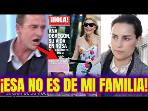 BRUTAL MOVIDA de Alessandro Lequio contra Ana Obregón y su nieta por su MUJER x Ana Rosa Quintana