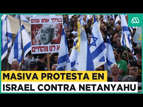 Masiva protesta contra Netanyahu: Más de 100 mil personas salen a las calles en Israel