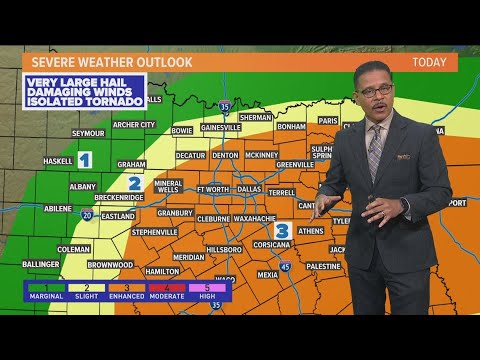 DFW Weather: Storm and severe weather chances Thursday