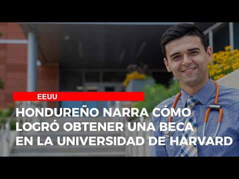 Hondureño narra cómo logró obtener una beca en la universidad de Harvard