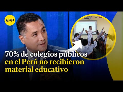Contraloría detecta que 70% de colegios públicos en el Perú no recibieron material educativo