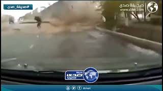 شاب بينه وبين الموت لحظات