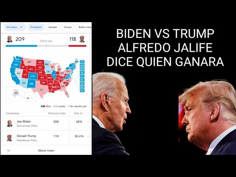 El que llegue a 270 gana, lo explica Alfredo Jalife - TRUMP vs BIDEN