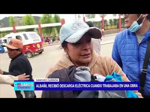 Sánchez Carrión: Albañil recibió descarga eléctrica cuando trabajaba en una obra