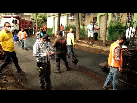 Proyecto Calles para el Pueblo llega al barrio Augusto C. Sandino de Managua