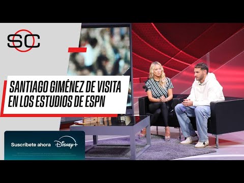 ¡SANTIAGO GIMENEZ EN ESPN! | Detrás de cámara de la visita del BEBOTE a SPORTSCENTER