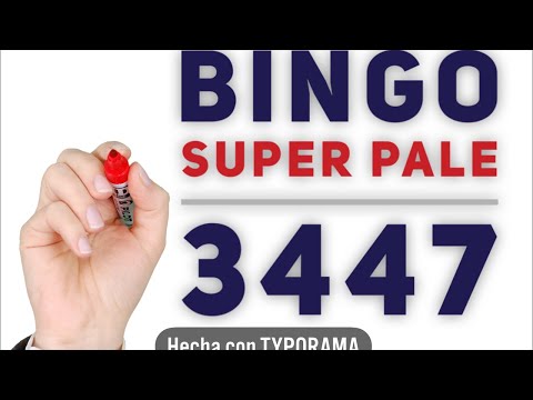 Números para hoy lunes 25/04/2022 bingo 3447 súper Pale