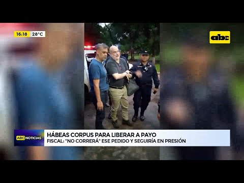 No correrá hábeas corpus para que Payo Cubas sea liberado, afirma fiscal