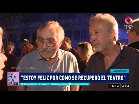 Luis Brandoni y Eduardo Blanco hablaron sobre le éxito de su obra de teatro