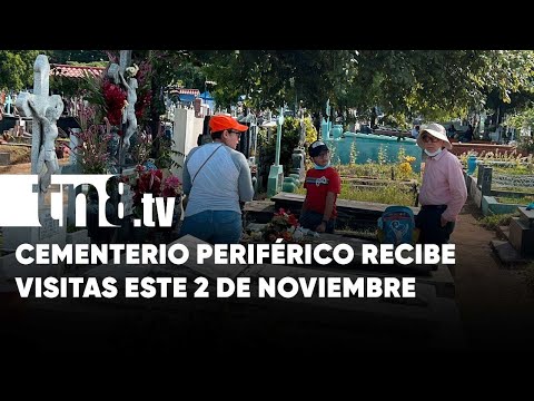 Familias de Managua visitan a sus deudos en el Cementerio Periférico - Nicaragua