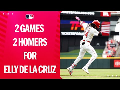 Elly De La Cruz homers for the SECOND DAY IN A ROW!