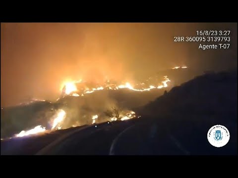 Espagne: images de feux de forêts sur l'île de Tenerife | AFP Images