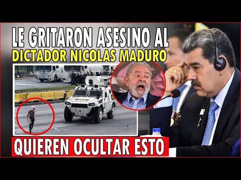 ¡ÚLTIMA HORA! Video muestra el MOMENTO donde le gritan ASE#SINO al dictador de VENEZUELA en BRASIL