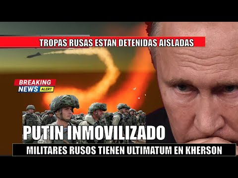 ULTIMO MINUTO! UCRANIA inmoviliza a PUTIN soldados no RECIBEN armas pesadas