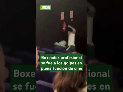 Boxeador estuvo implicado en una pelea dentro de un cine