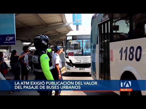Buses en Guayaquil deberán publicar el valor del pasaje