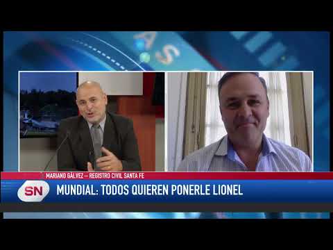 Nombre Mundial. Todos quieren ponerle Lionel. Entrevista a Mariano Gálvez   Registro Civil Santa Fe.