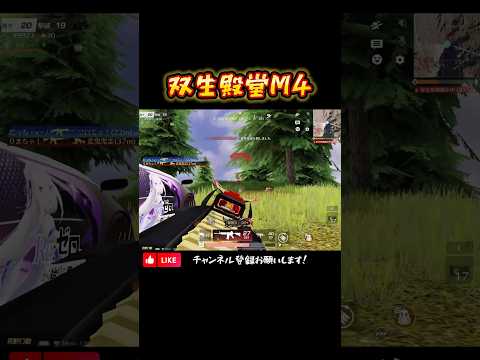 【荒野行動】双生M4の進化したドットがカッコよすぎる🌠#荒野行動 #knivesout