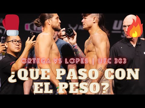 UFC 303 LOPES VS ORTEGA: ¿a quién afecta más este cambio?