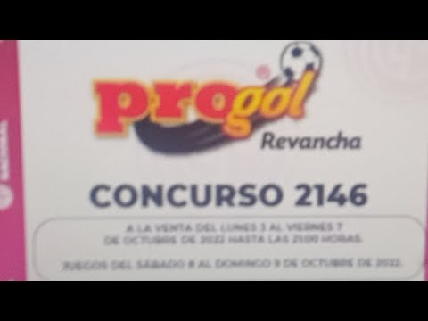 Progol 2146 Vamos Bailando Y Progoleando Si Sr