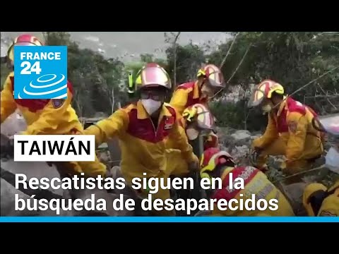 Taiwán: avanzan labores de rascaste tras terremoto; se estiman cerca de 700 desaparecidos