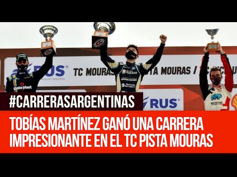 Tobías Martínez ganó su segunda carrera en el Tc Pista Mouras - Carreras Argentinas