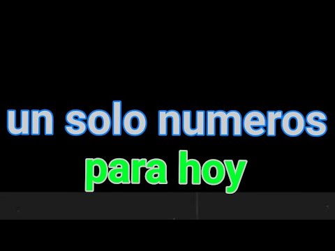 un sólo números fuertes para hoy miércoles 31 dé julio del 2024