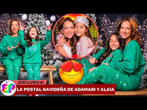 La POSTAL navideña de Adamari Lopez con su HIJA Alaïa que ENTERNECIÓ las redes