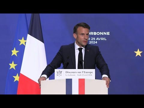 Macron appelle à un emprunt européen pour investir dans l'armement | AFP Extrait