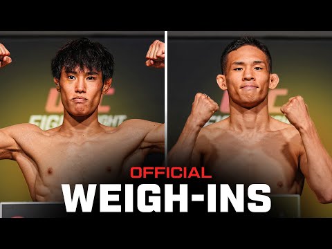 Taira vs Park Weigh-Ins | UFC Vegas 108