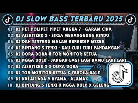 DJ SLOWBASS TERBARU 2025 || DJ PET POLIPET PIPET ANGKA 7 - GARAM CINA || DJ AISHITERU 2 VIRAL TIKTOK
