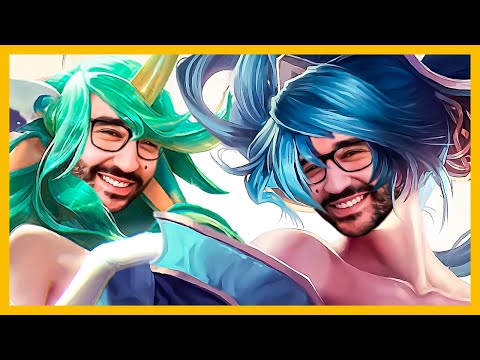 DEMENTANDO JOGADORES COM SONA E SORAKA LANE!